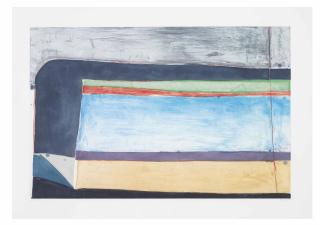 Richard Diebenkorn - Indigo Horizontal