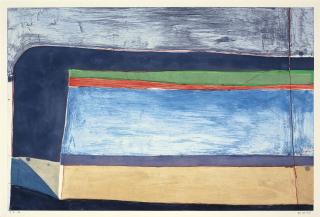 Richard Diebenkorn - Indigo Horizontal