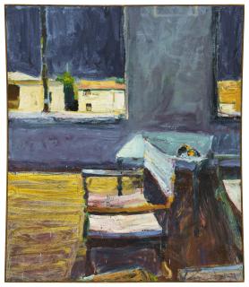 Richard Diebenkorn - Interior with a View of White Buildings