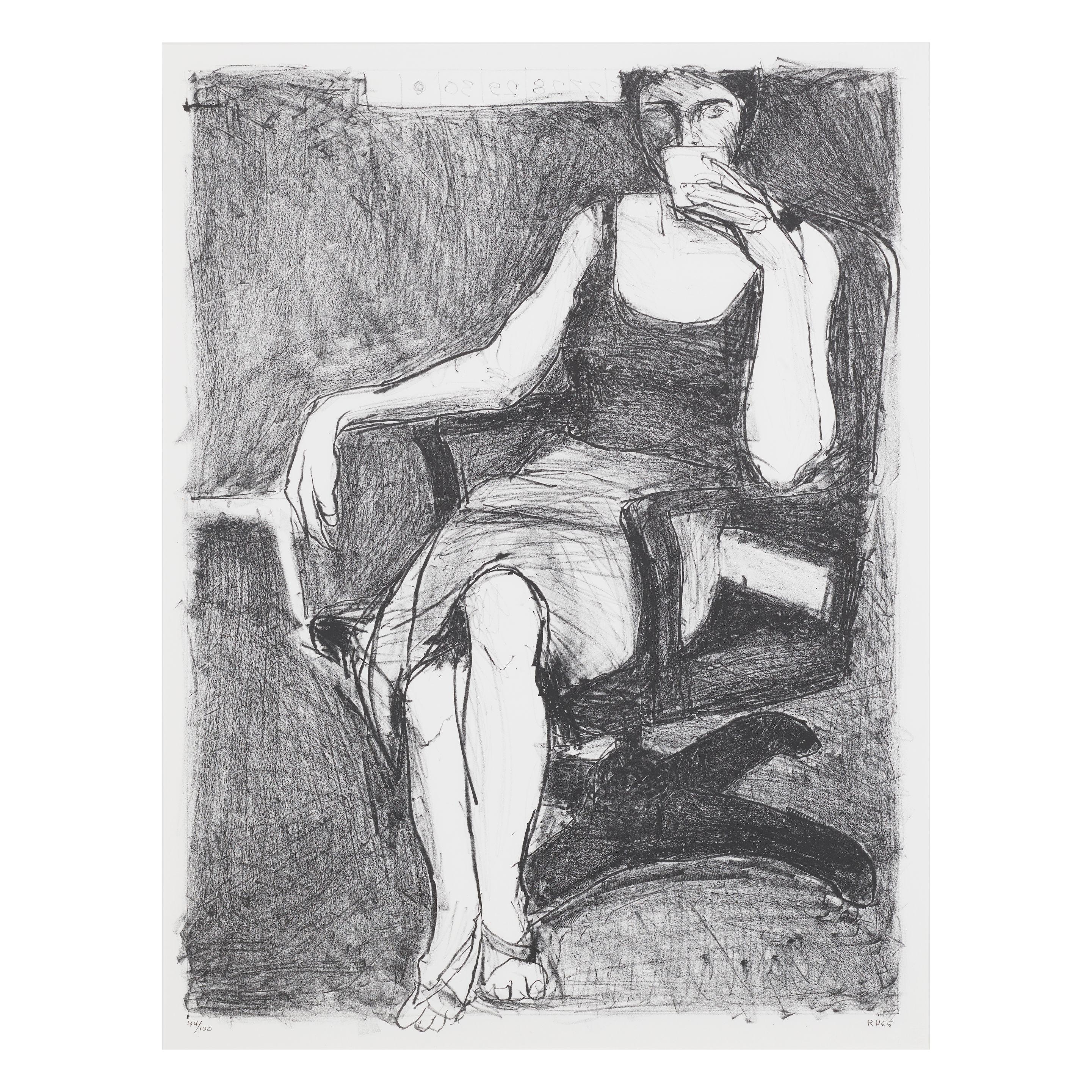 Richard Diebenkorn - Seated Woman Drinking from Cup