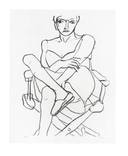 Richard Diebenkorn - Seated woman in chemise