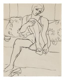 Richard Diebenkorn - Seated Woman On Sofa
