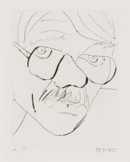 Richard Diebenkorn - Self-Portrait, from the Four Small Prints