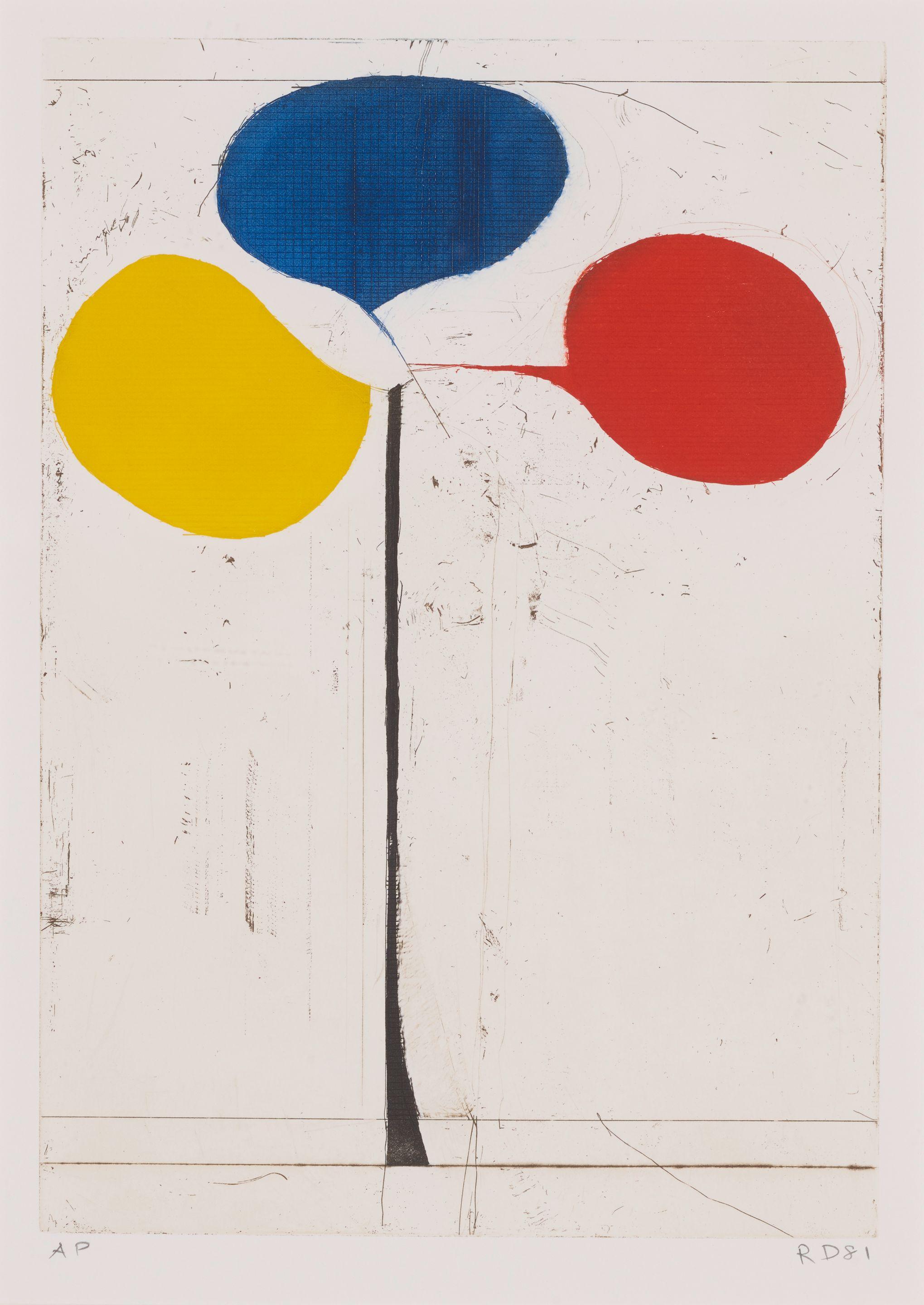 Richard Diebenkorn - Tri-Color, from Clubs and Spades