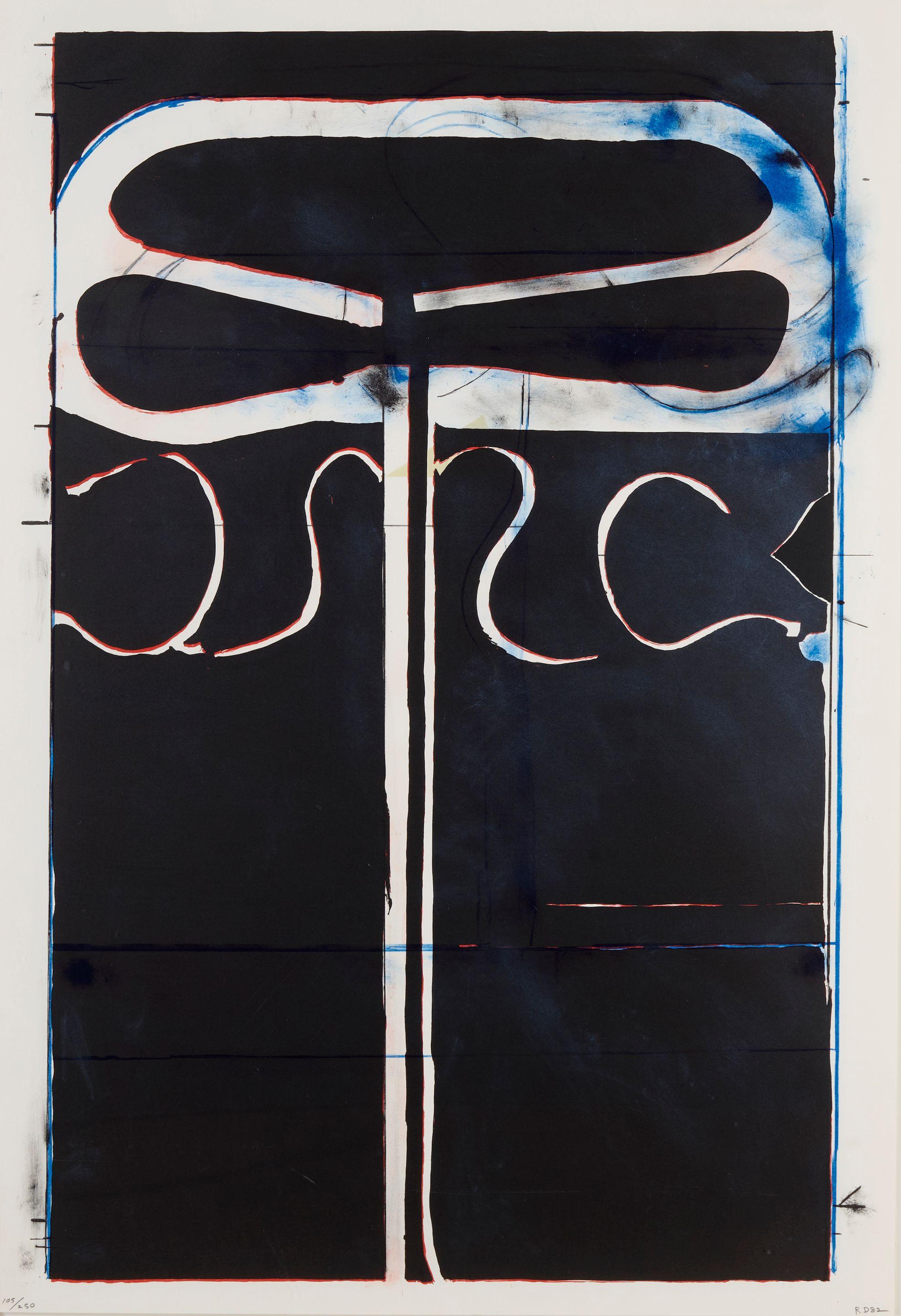 Richard Diebenkorn - Untitled (from Club/Spade Group \'81-82), from Eight by Eight to Celebrate the Temporary Contemporary