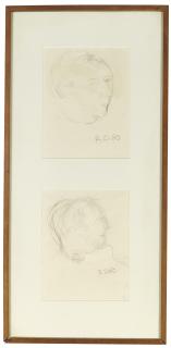 Richard Diebenkorn - Untitled (Portraits) (Two Works)