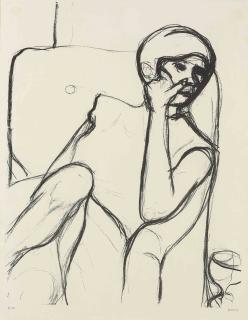 Richard Diebenkorn - Woman Seated in an Armchair