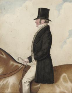 Richard Dighton - An Elegant Gentleman On Horseback