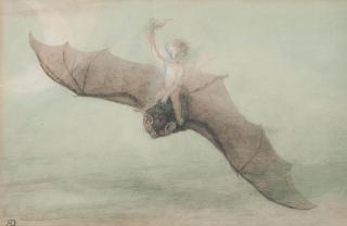 Richard Doyle - The fairy\'s flight