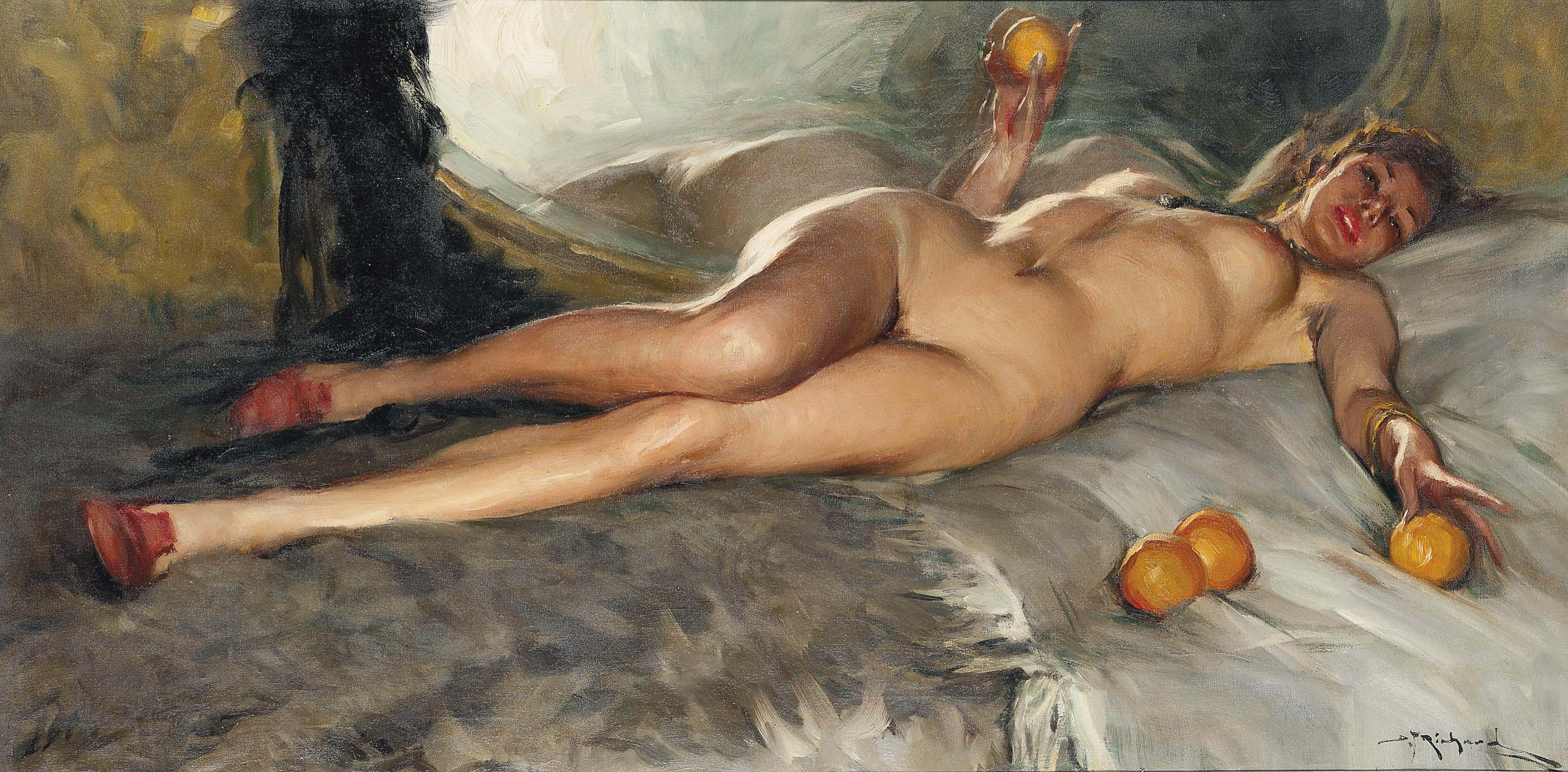 Richard Durando-Togo - Nude With Oranges