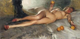 Richard Durando-Togo - Nude With Oranges