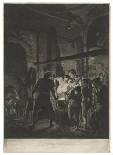 Richard Earlom - A Blacksmith\'s Shop