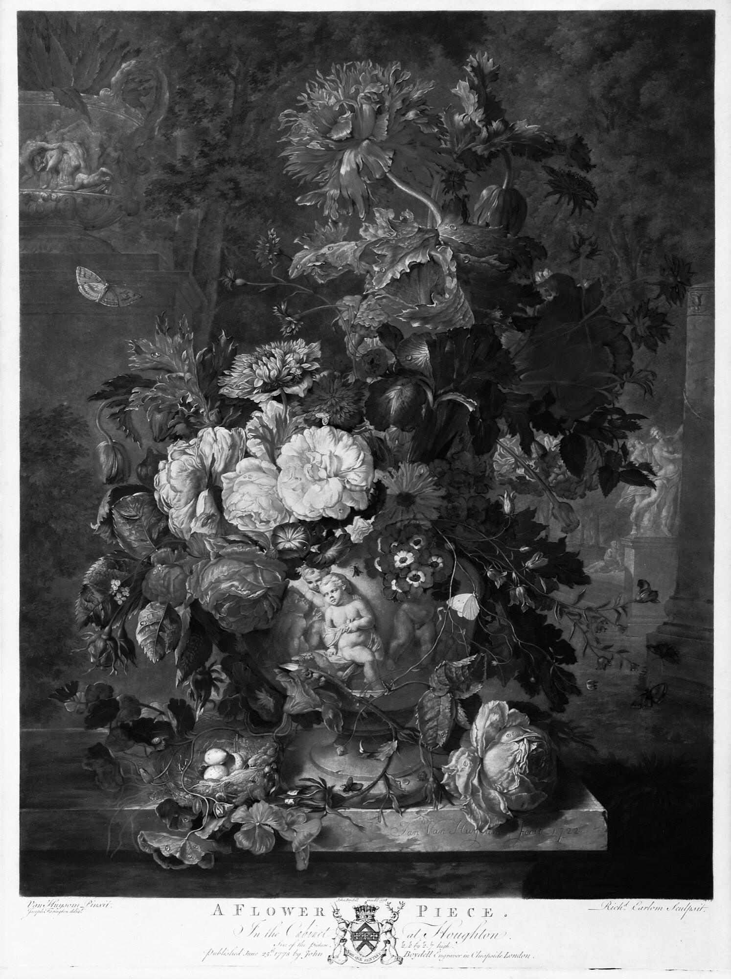 Richard Earlom - „A Flower Piece“.