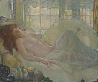 Richard Edward Miller - Reclining Nude