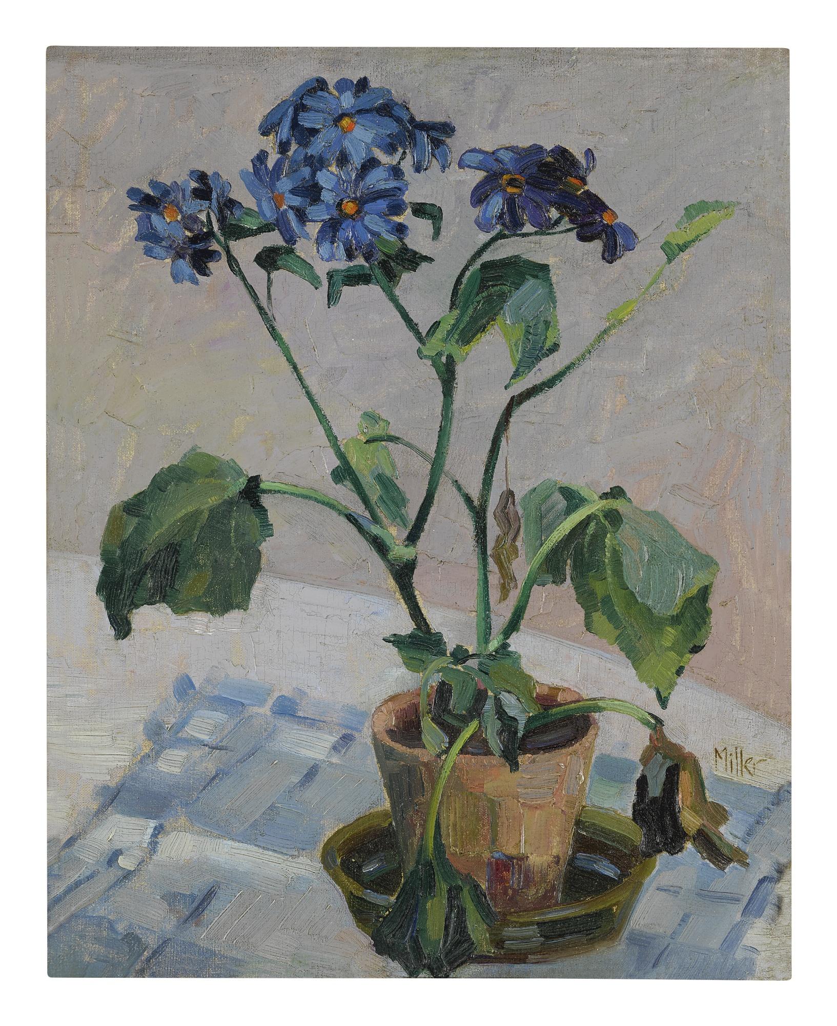 Richard Edward Miller - Tabletop Still Life With Daisies 