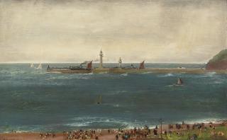 Richard Ernst Eurich, R.A., R.S.M.A. - The Whitby lights