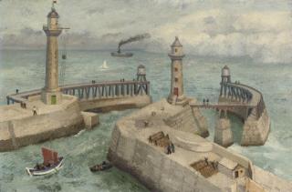 Richard Ernst Eurich - Fog Bank, Whitby