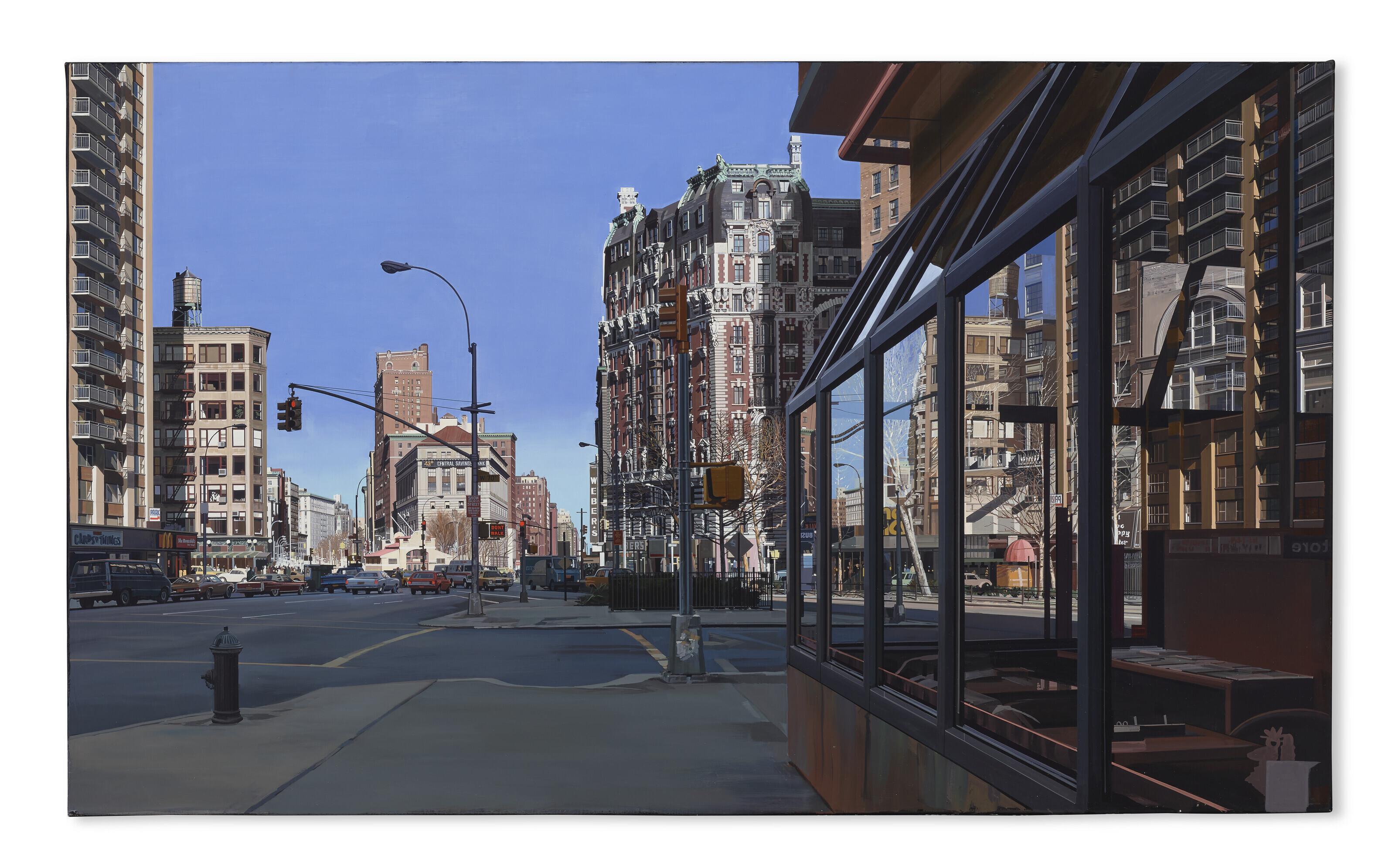 Richard Estes - Broadway at 70th Street