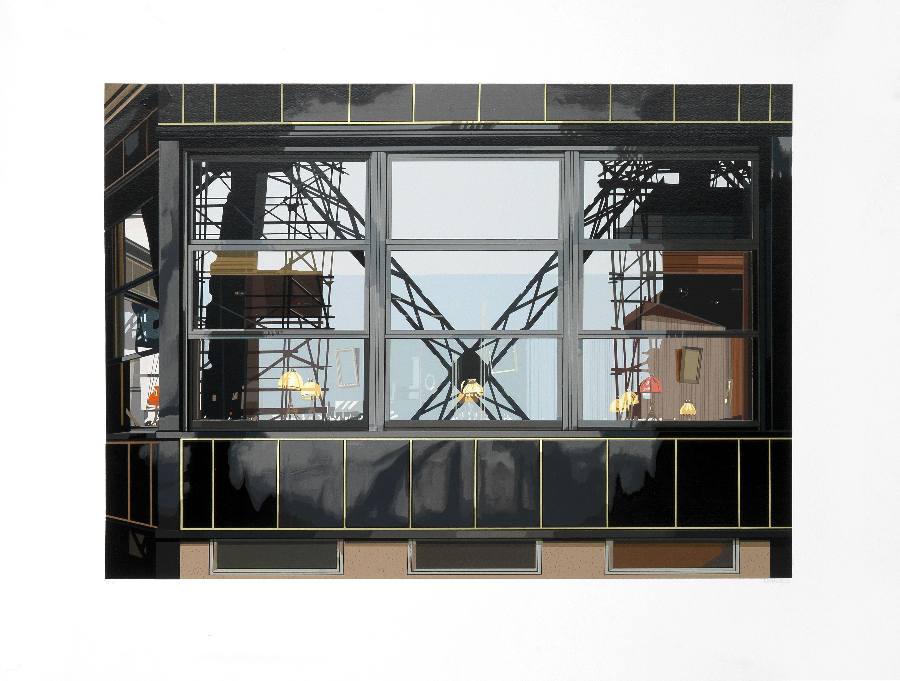 Richard Estes - Eiffel Tower Restaurant
