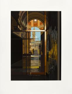 Richard Estes - Flughafen, From Urban Landscapes No.3; Salzburg 2