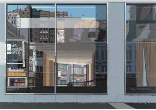 Richard Estes - Movies, from Urban Landscapes No. 3 (Arthur p.123)
