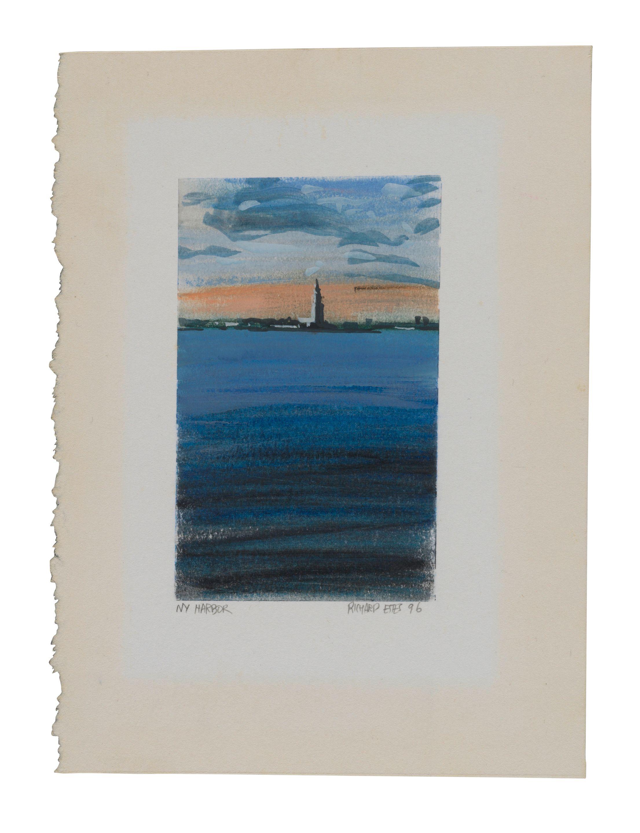 Richard Estes - NY Harbor