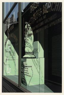 Richard Estes - One plate, from Urban Landscape no. 2