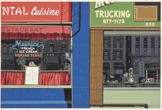 Richard Estes - Oriental Cuisine, from Urban Landscapes