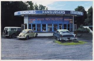 Richard Estes - Sandwiches, Hamburgers, Frankfurters