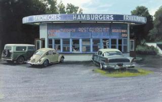 Richard Estes - Sandwiches, Hamburgers, Frankfurters