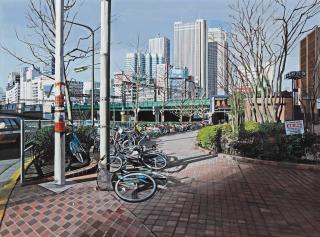 Richard Estes - Six Views Of Edo: Shinjuku I