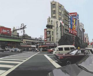 Richard Estes - Six Views of Edo: Ueno