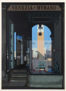 Richard Estes - Venezia-Murano, from Urban Landscapes No. 2