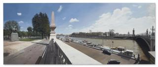 Richard Estes - View of Paris (Pont Alexandre)