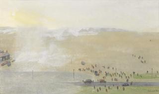 Richard Eurich, R.A. - Break Through Chesil Beach