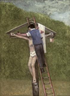 Richard Eurich, R.A. - Cleaning the Cross