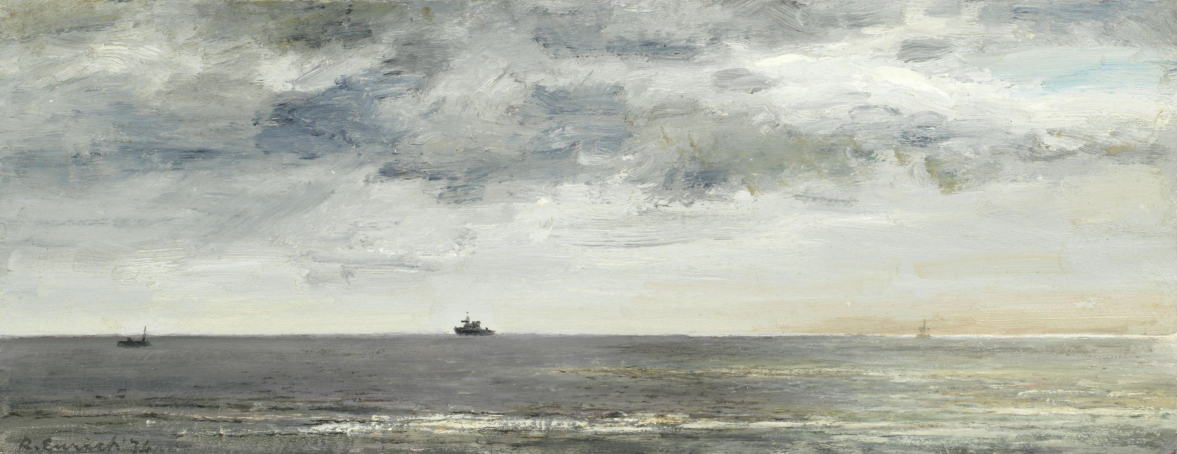 Richard Eurich R.A. - From Dymchurch Sands