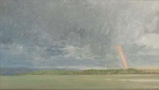Richard Eurich, R.A. - New Forest, Passing Shower