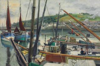 Richard Eurich, R.A. - Newlyn Harbour