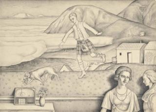 Richard Eurich, R.A. - Returning From The Shore