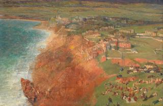 Richard Eurich R.A. - Wreck and Landslip, Yorkshire Coast