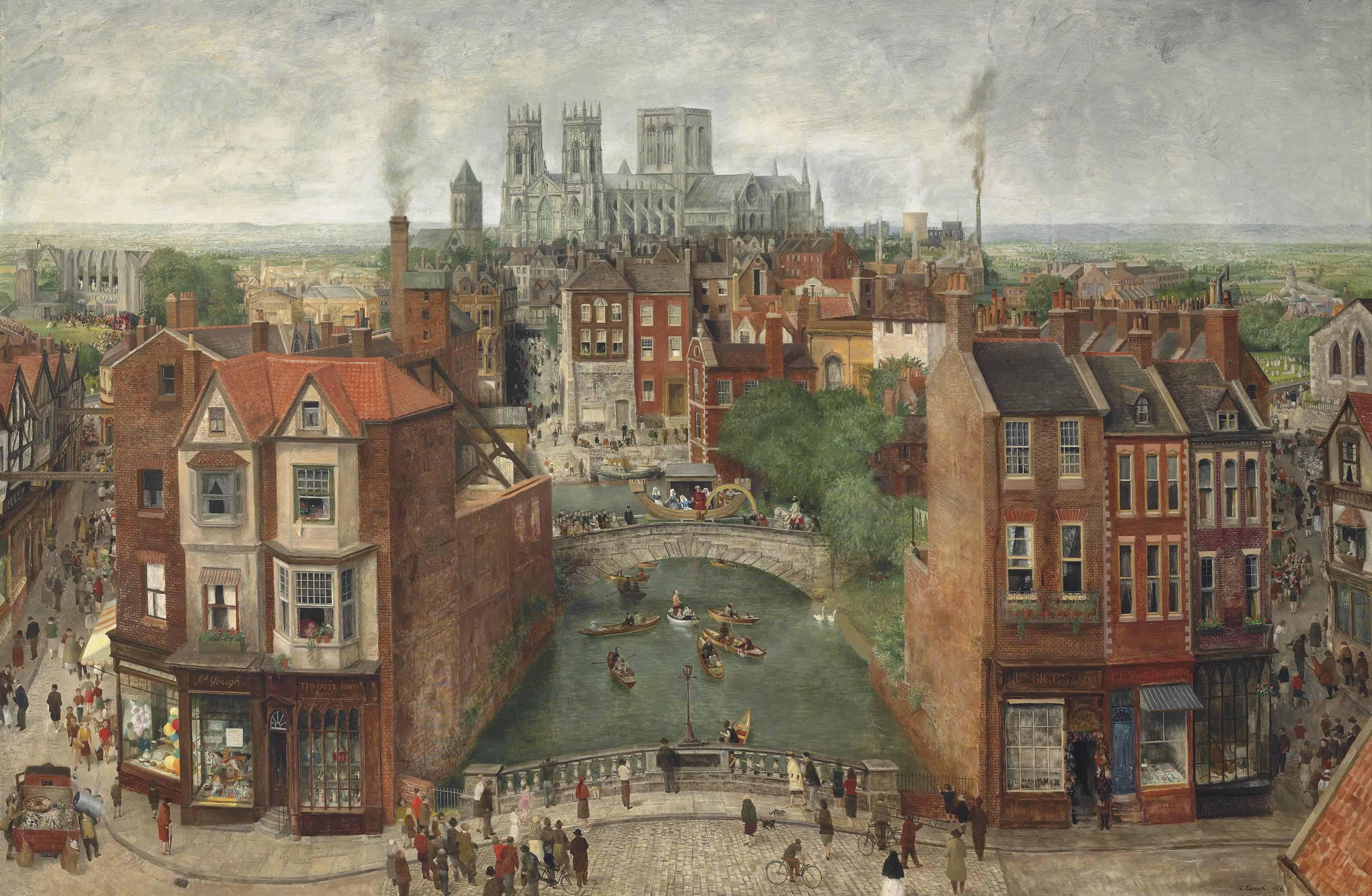 Richard Eurich, R.A. - York Festival Triptych