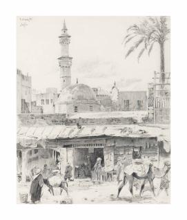 Richard Friese - A Market in Jaffa