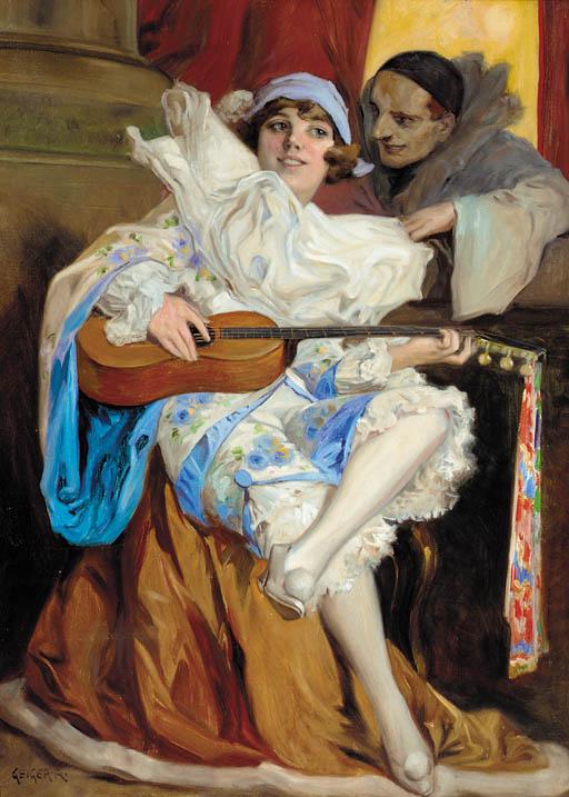 Richard Geiger - Pierrot and Columbina