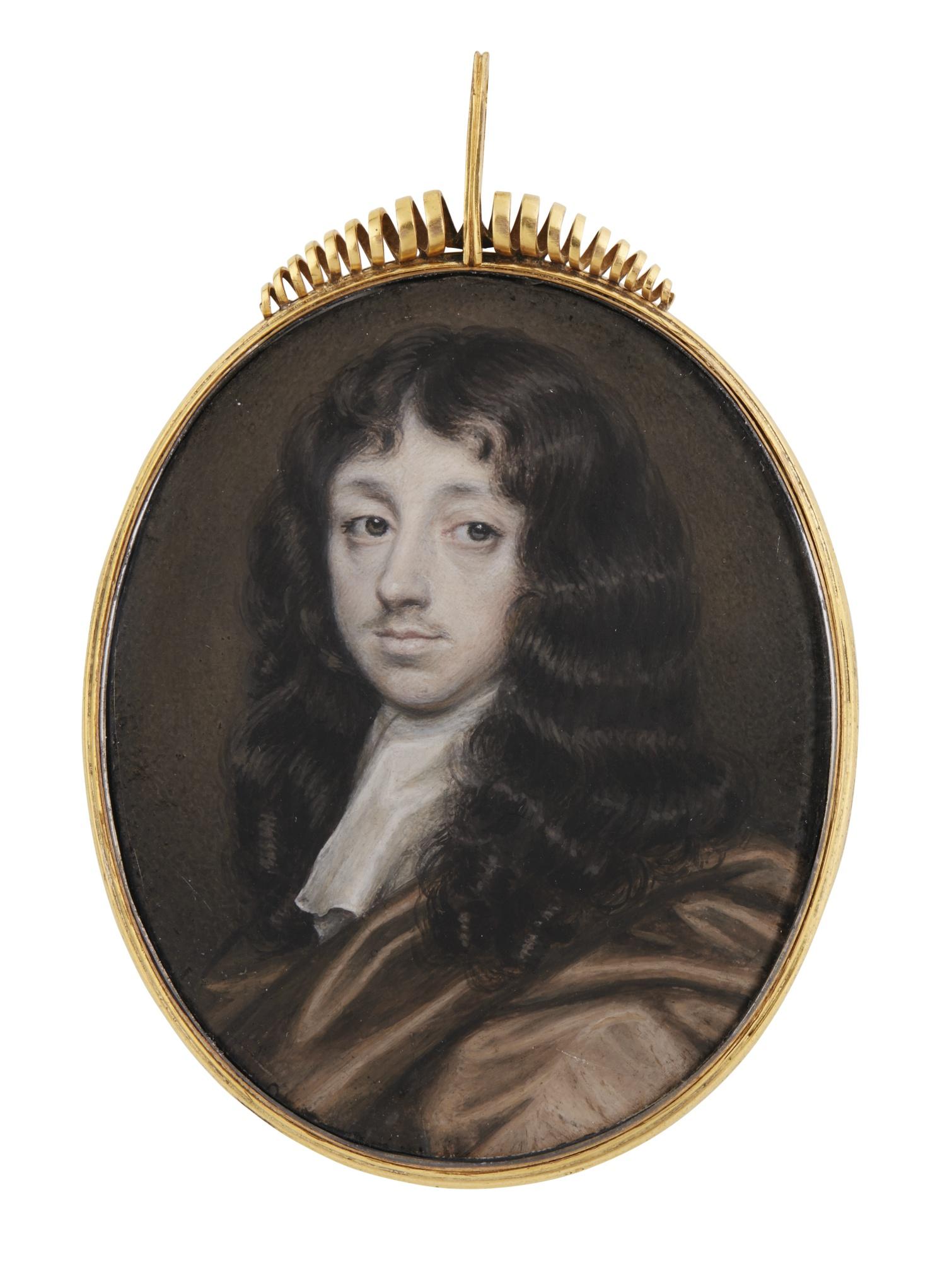 Richard Gibson - Portrait Of A Gentleman, Circa 1660