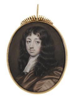 Richard Gibson - Portrait Of A Gentleman, Circa 1660