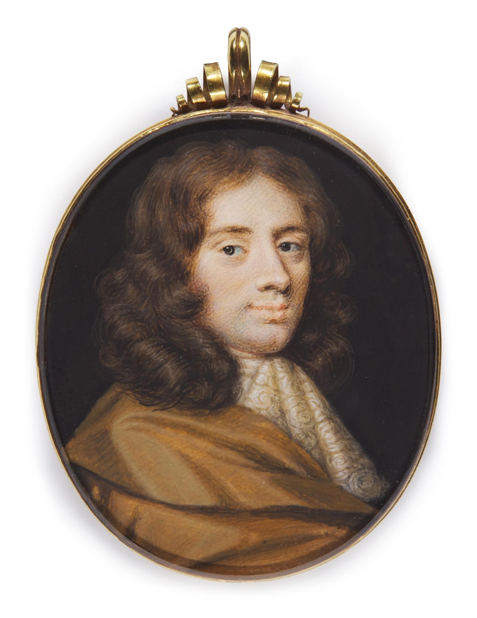 Richard Gibson - Portrait Of A Gentleman, Circa 1660
