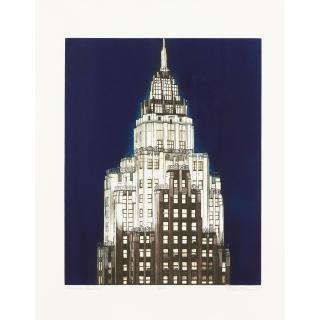 Richard Haas - General Electric Building (Blue); Cities Service Building (Blue) (2 works)