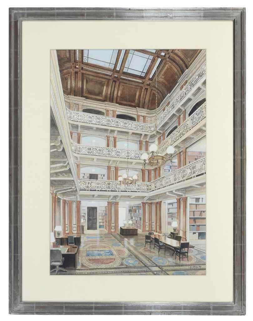 Richard Haas - Old Executive Office Building, State Department Library, Washington D.C.