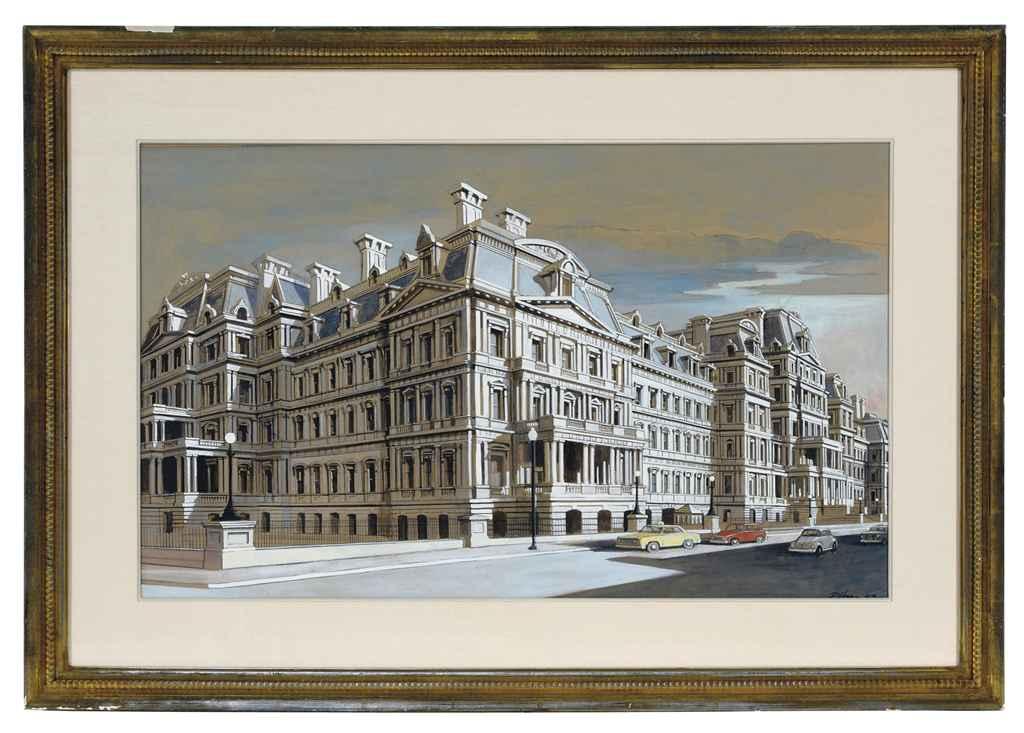 Richard Haas - View of the Old Executive Office Building, corner of Pennsylvania & 17th Street, Washington D.C.